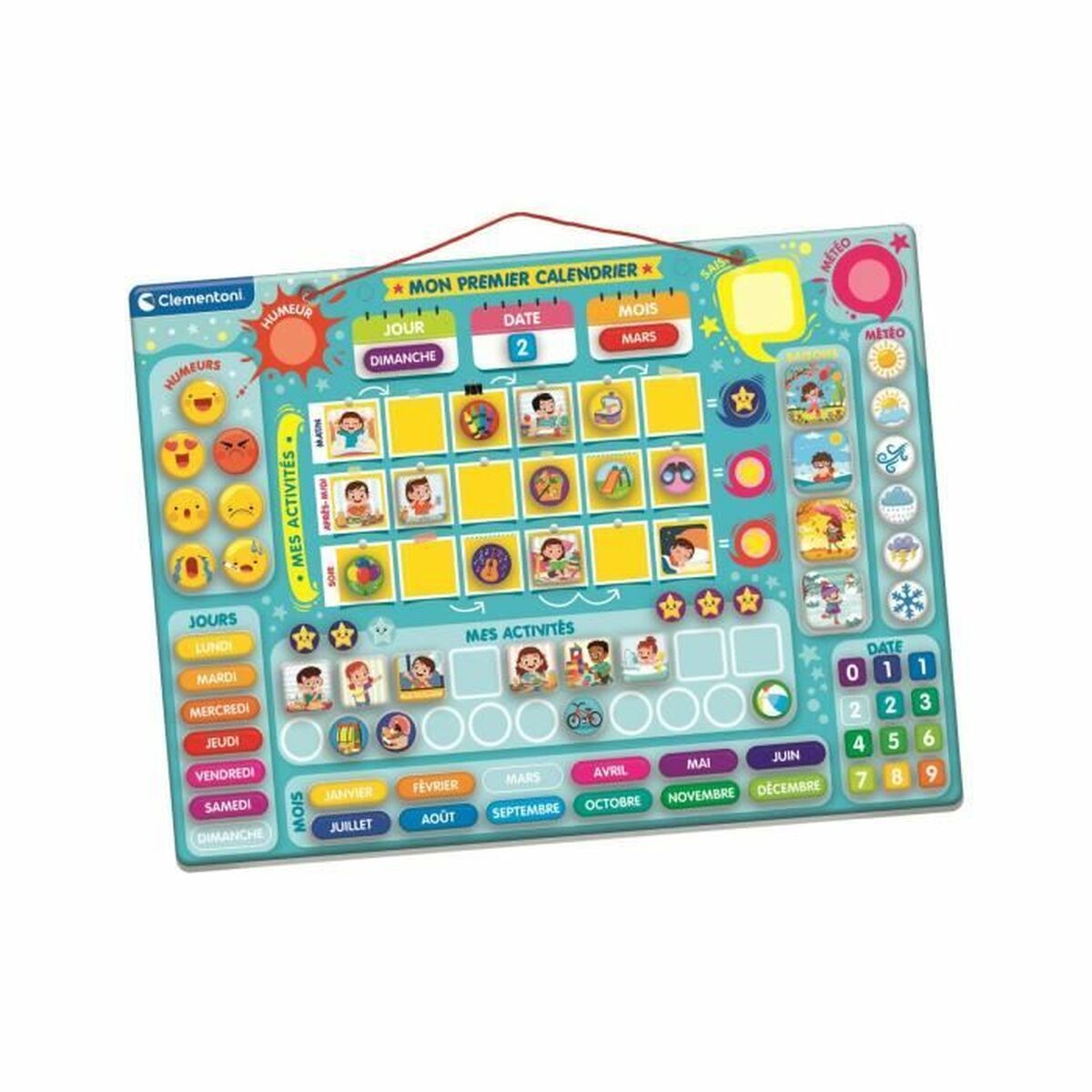 Calendar Clementoni Magnetic 70 piezas - Jucarii si jocuri, Jocuri și accesorii