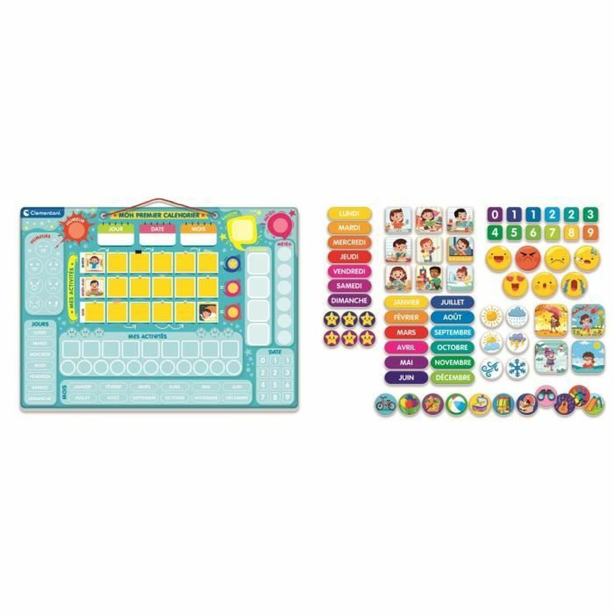 Calendar Clementoni Magnetic 70 piezas - Jucarii si jocuri, Jocuri și accesorii
