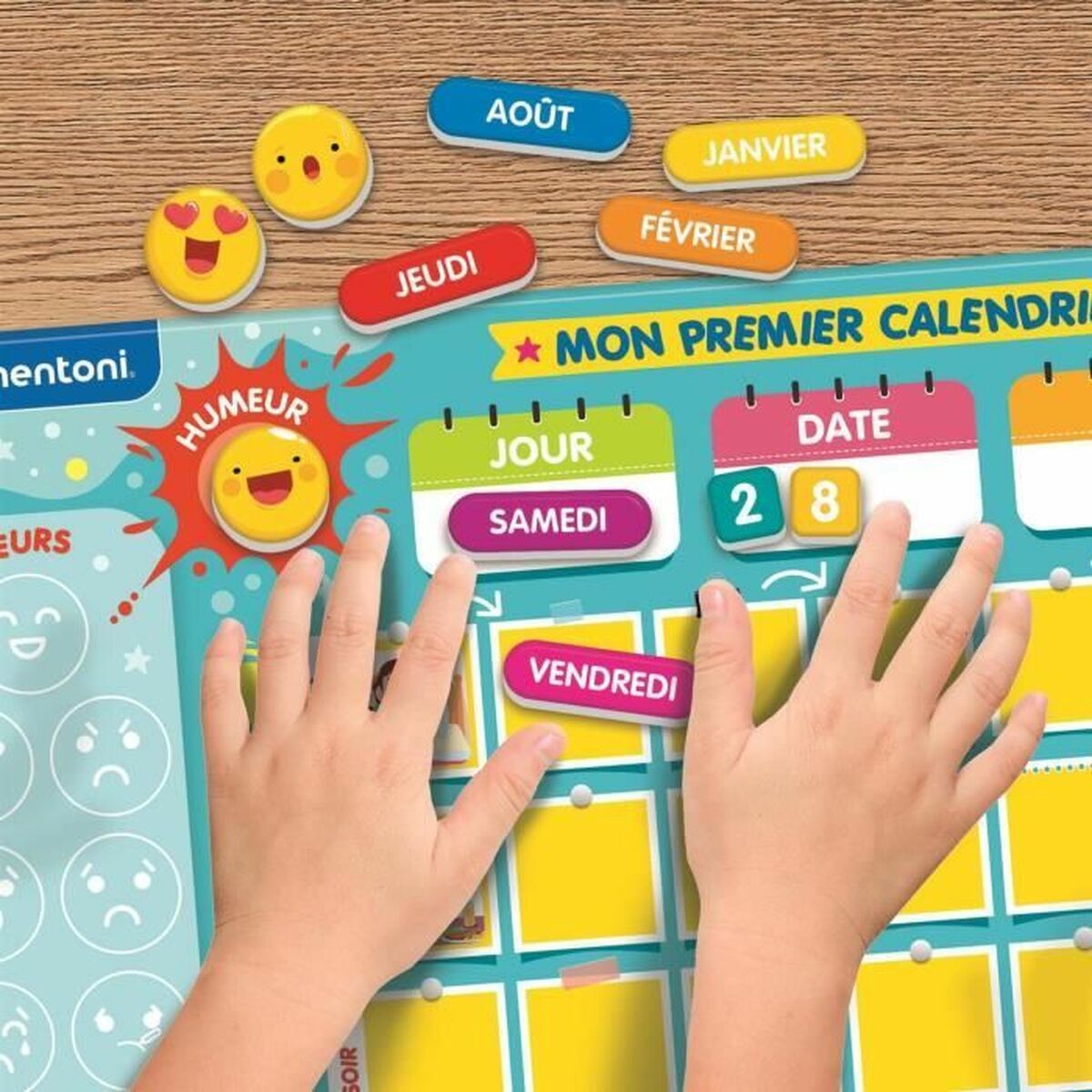 Calendar Clementoni Magnetic 70 piezas - Jucarii si jocuri, Jocuri și accesorii