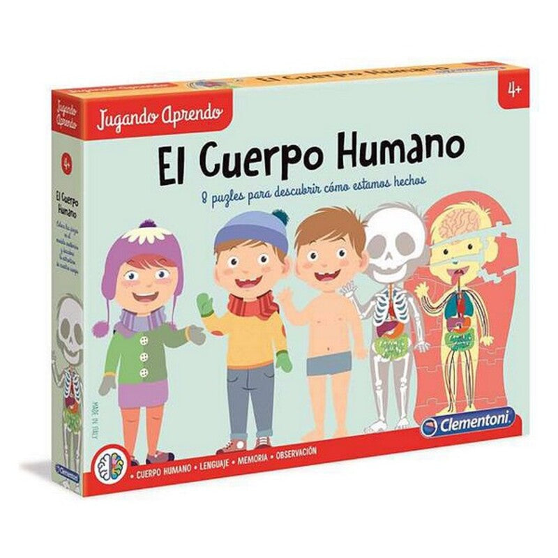 Joc Educativ Aprendo el cuerpo humano Clementoni 55114.9 37 x 28 cm (ES) (5 x 37 x 28 cm) - Jucarii si jocuri, Jocuri și accesorii