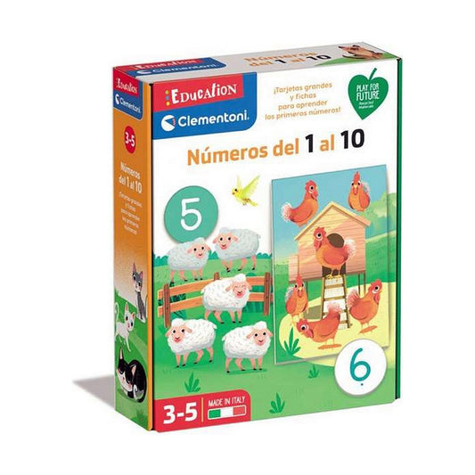 Joc Educativ Clementoni Aprende los Números del 1 al 10 (ES) - Jucarii si jocuri, Jocuri și accesorii