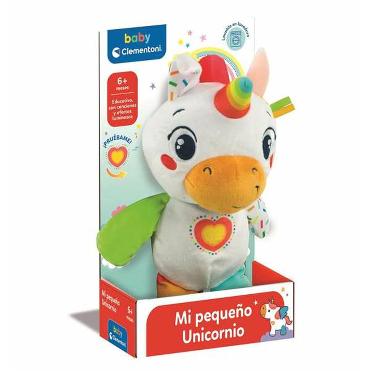 Jucărie Muzicală din Pluș Clementoni Unicorn 17,5 x 27,5 x 8 cm - Jucarii si jocuri, Jucării de pluș