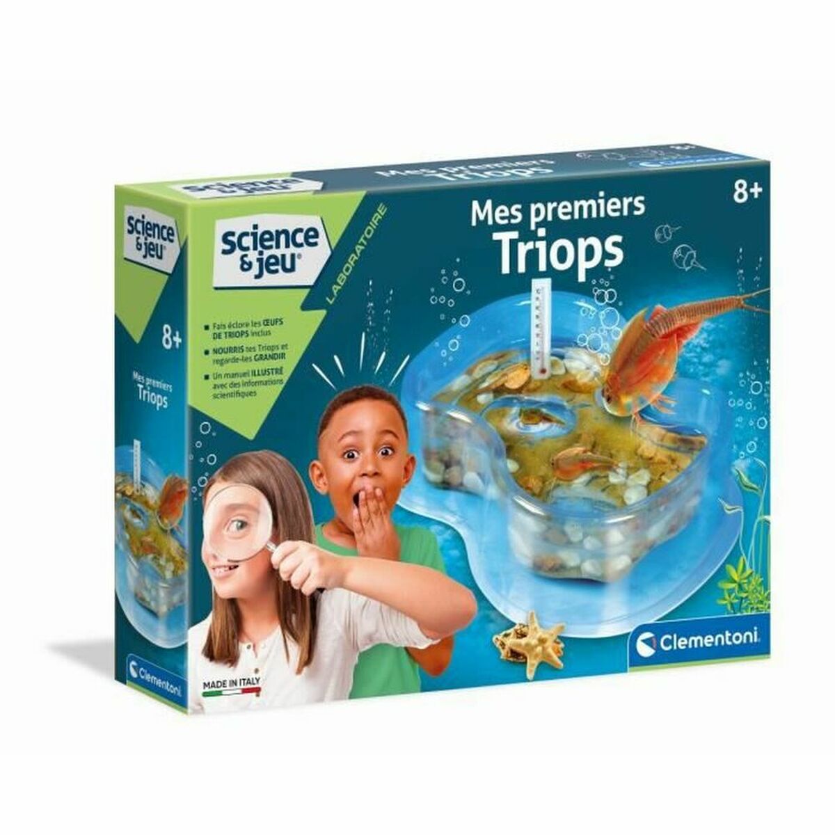 Joc de știință Clementoni Mes premiers Triops FR - Jucarii si jocuri, Învățare și educație