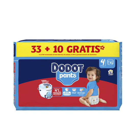 Set de igienă Dodot DODOT PANTS (43 Unități) - Sănătate și îngrijire personală, Îngrijirea copiilor și puericultură