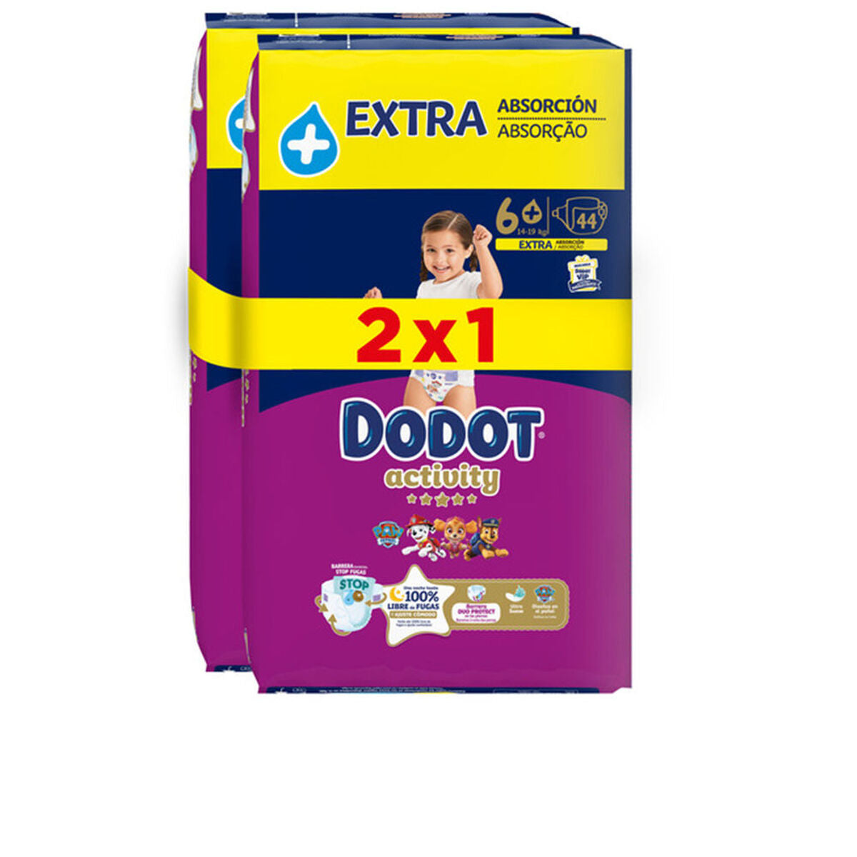 Set de igienă Dodot DODOT ACTIVITY EXTRA (88 Unități) - Sănătate și îngrijire personală, Îngrijirea copiilor și puericultură