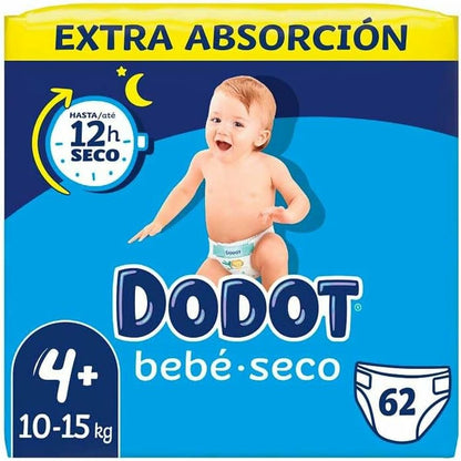 Scutece de unică folosință Dodot Etapas Extra 4 10-15 kg (62 Unități) - Sănătate și îngrijire personală, Îngrijirea copiilor și puericultură