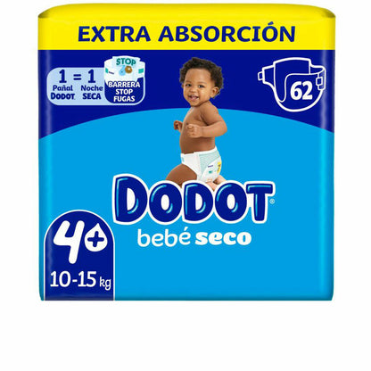 Scutece de unică folosință Dodot Etapas Extra 4 10-15 kg (62 Unități) - Sănătate și îngrijire personală, Îngrijirea copiilor și puericultură