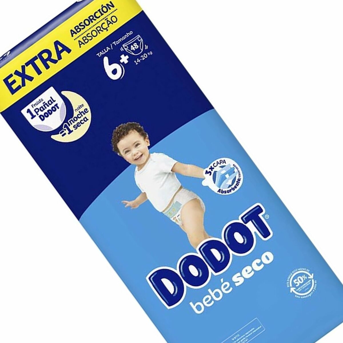 Scutece de unică folosință Dodot Etapas Extra 6 (48 Unități) - Sănătate și îngrijire personală, Îngrijirea copiilor și puericultură