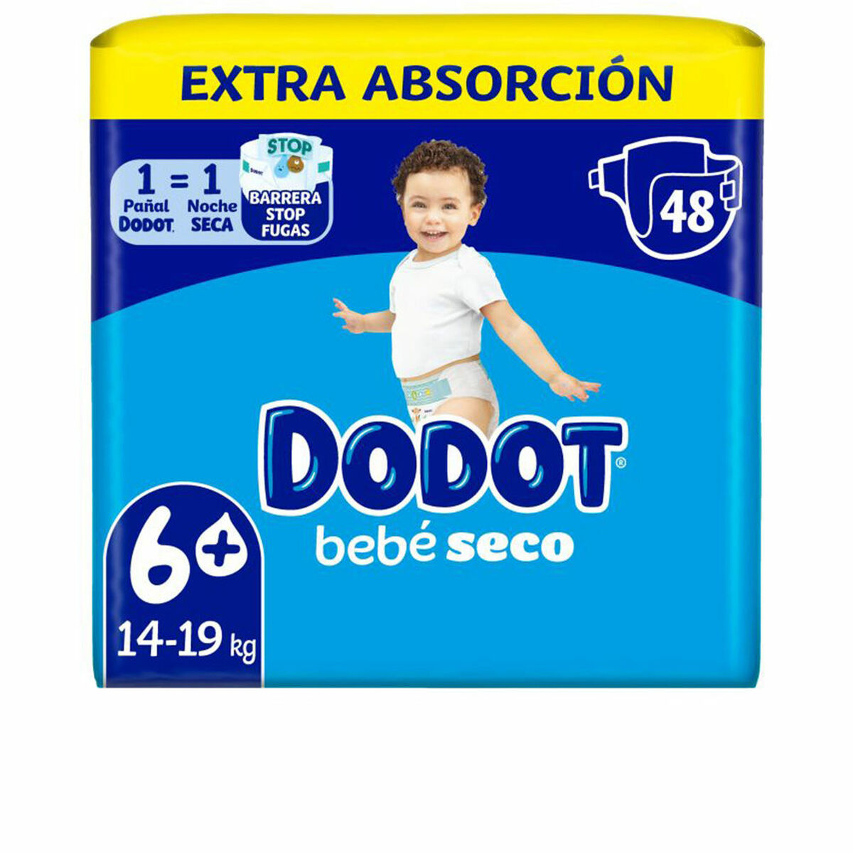 Scutece de unică folosință Dodot Etapas Extra 6 (48 Unități) - Sănătate și îngrijire personală, Îngrijirea copiilor și puericultură