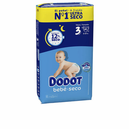 Scutece de unică folosință Dodot Dodot Etapas 6-10 kg (62 Unități) - Sănătate și îngrijire personală, Îngrijirea copiilor și puericultură