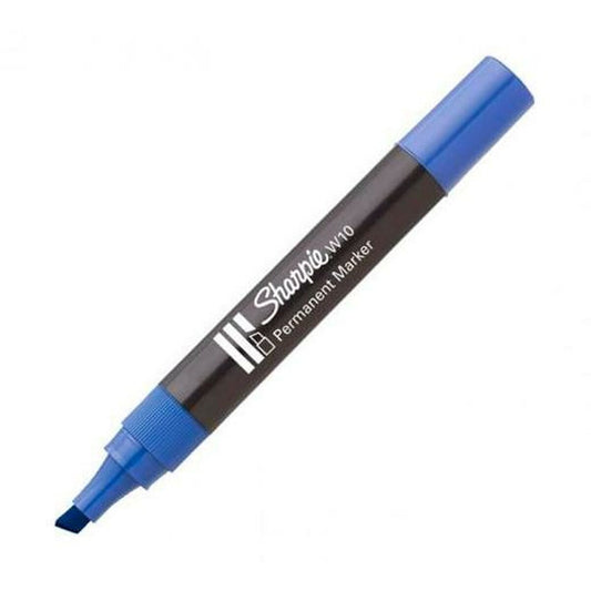 Marker permanent Sharpie W10 Albastru 12 Piese - Birou și papetărie, Pixuri, creioane și articole de scris