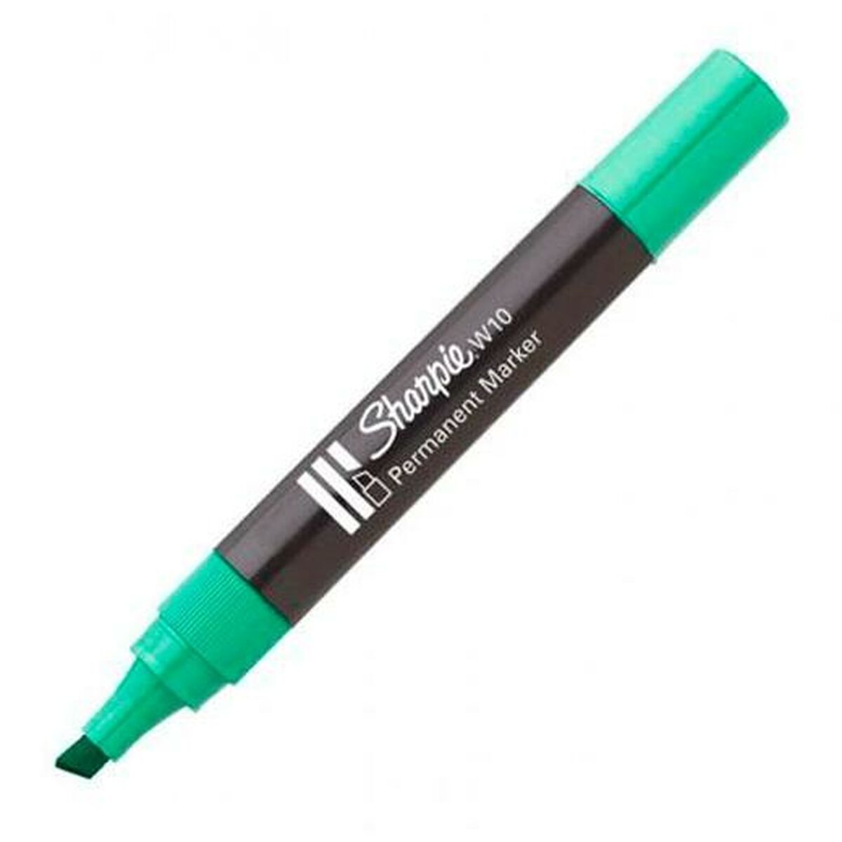 Marker permanent Sharpie W10 Verde 12 Piese - Birou și papetărie, Pixuri, creioane și articole de scris