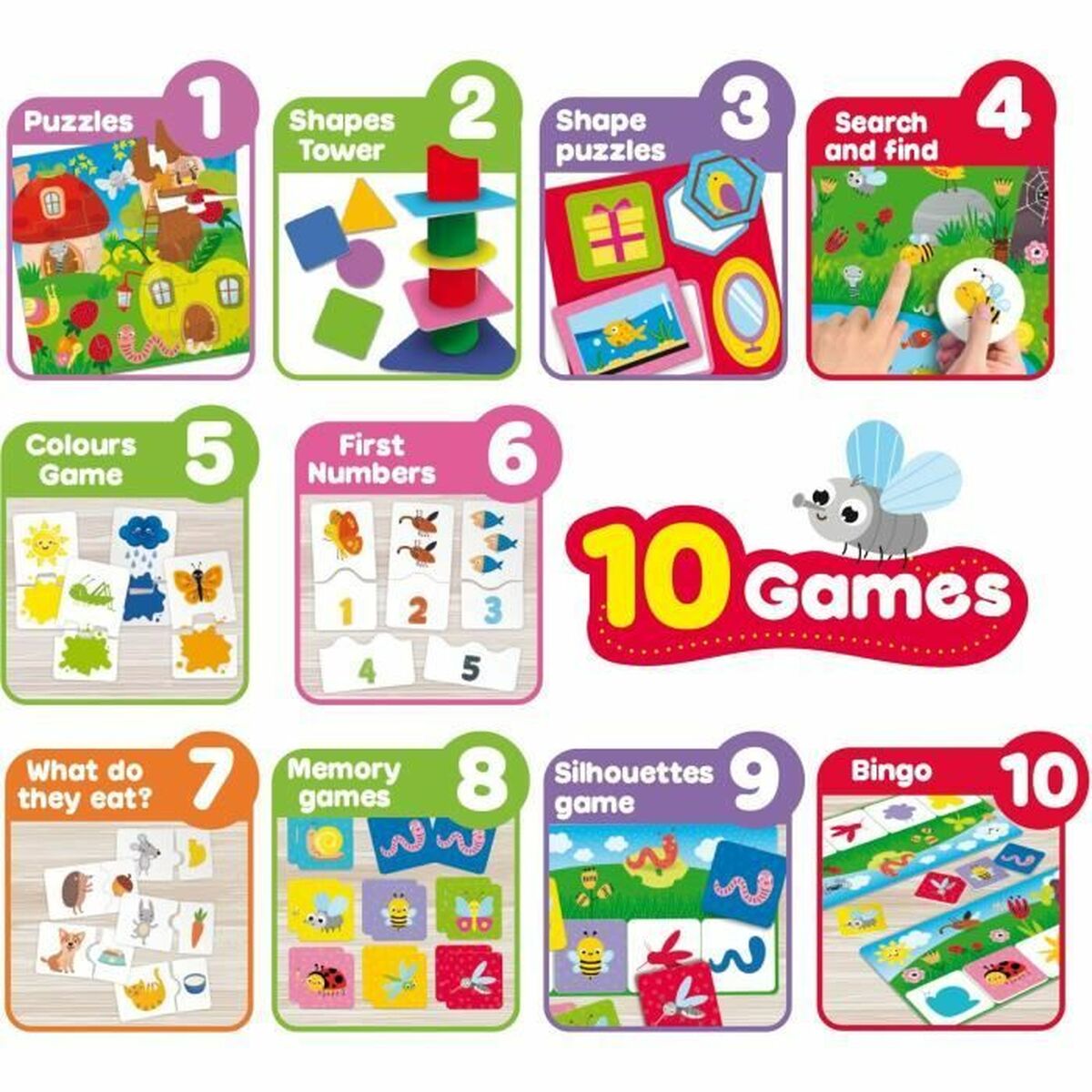 Joc Educativ Lisciani Giochi Educational Game Collection (FR) - Jucarii si jocuri, Jocuri și accesorii