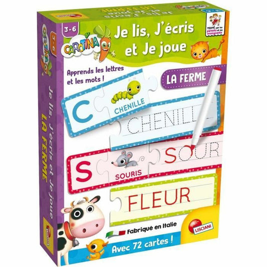 Joc Educativ Lisciani Giochi Je lis, J´écris et je joue (FR) - Jucarii si jocuri, Jocuri și accesorii