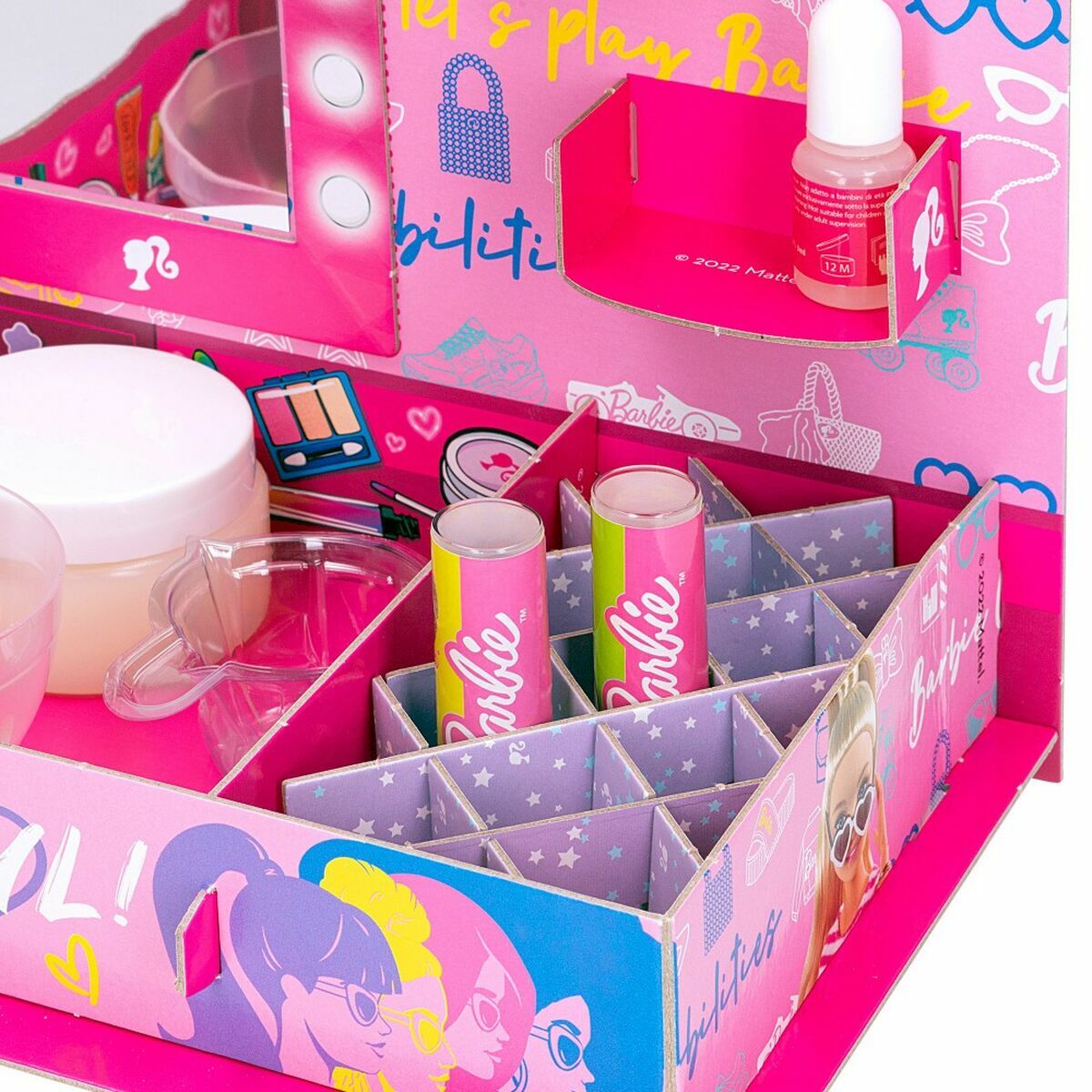 Kit pentru creare machiaj Lisciani Giochi Barbie 15 Piese Ruj - Jucarii si jocuri, Costume și accesorii