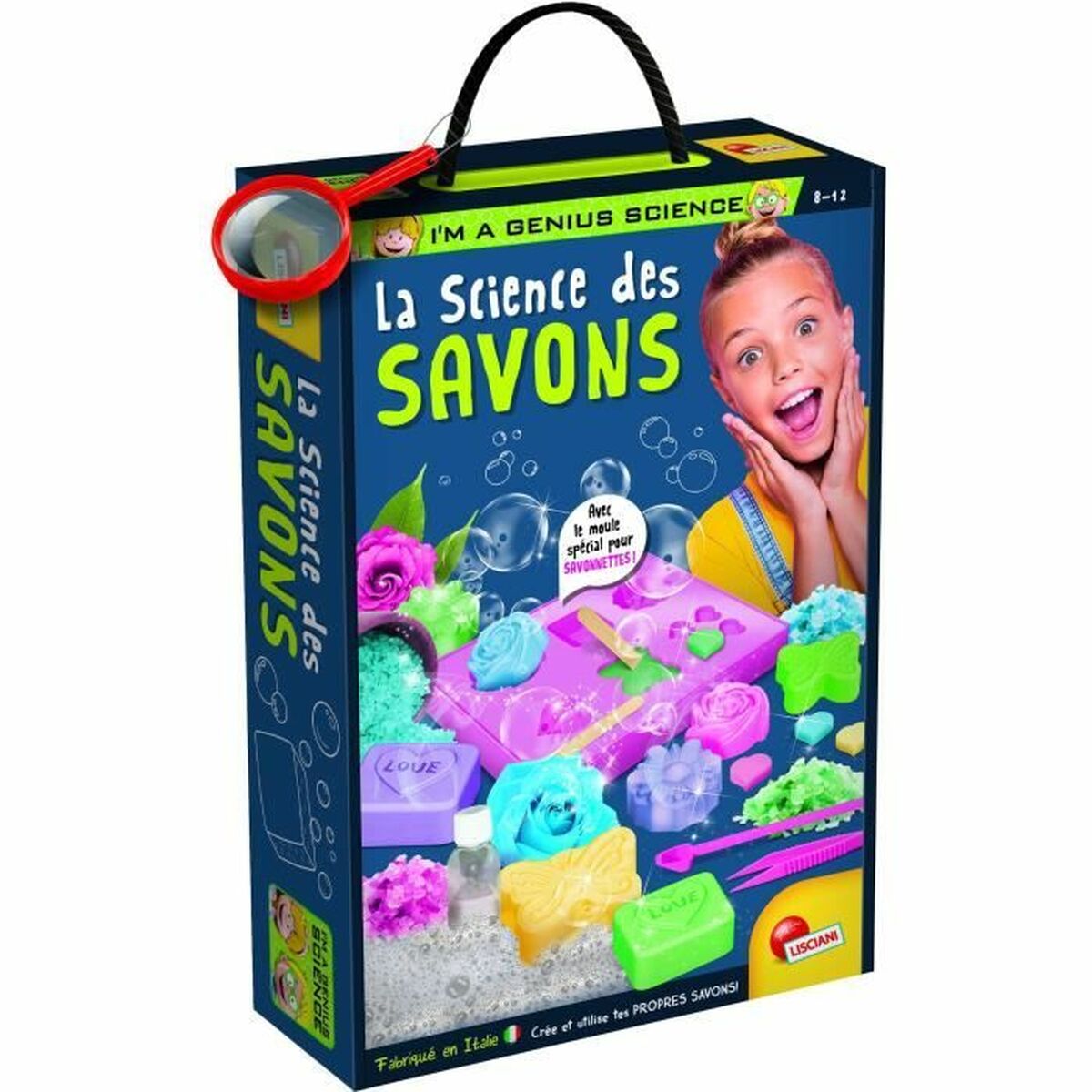 Joc de știință Lisciani Giochi The science of personalized soaps (FR) - Jucarii si jocuri, Învățare și educație