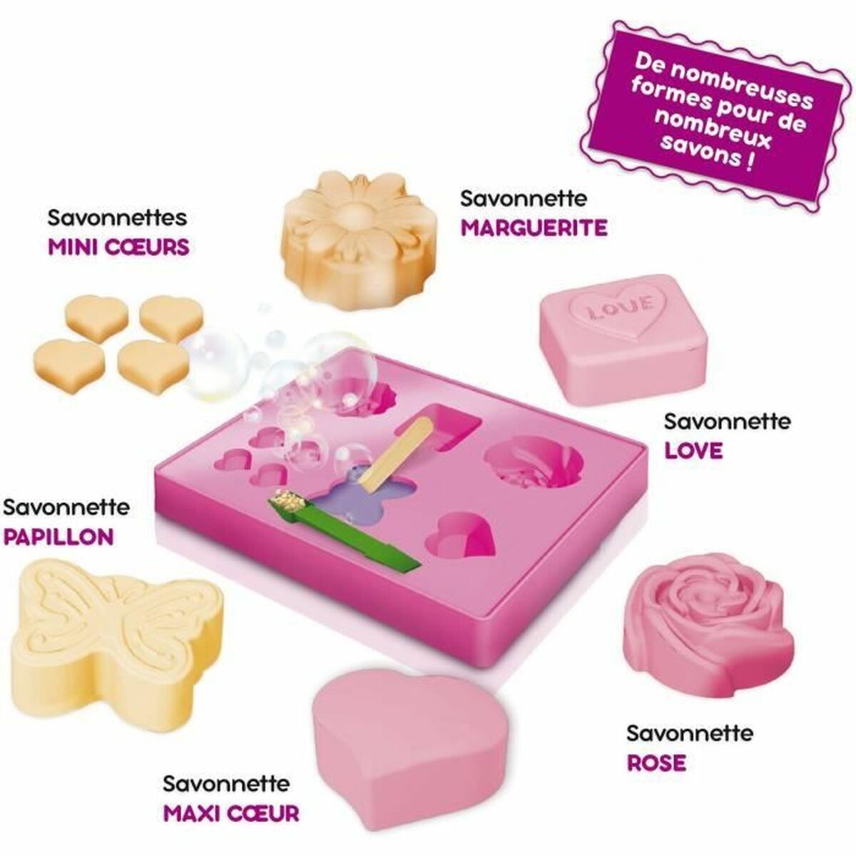 Joc de știință Lisciani Giochi The science of personalized soaps (FR) - Jucarii si jocuri, Învățare și educație
