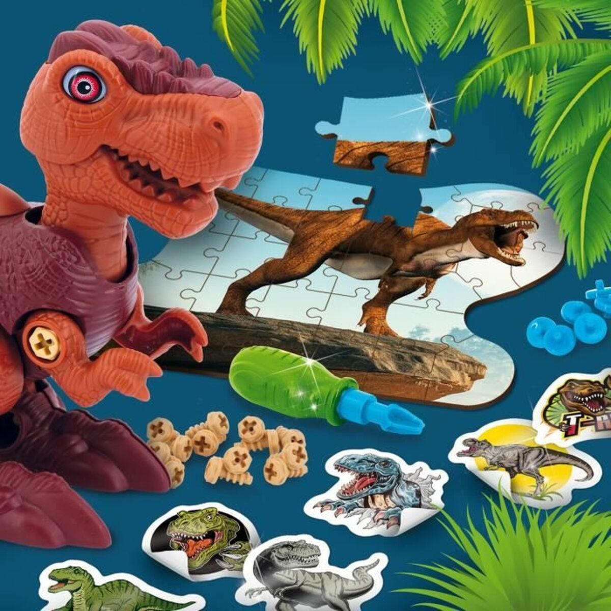 Joc de știință Lisciani Giochi Dino Stem T- Rex - Jucarii si jocuri, Învățare și educație