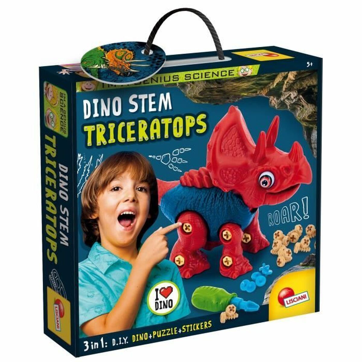 Joc de știință Lisciani Giochi Triceratops - Jucarii si jocuri, Învățare și educație