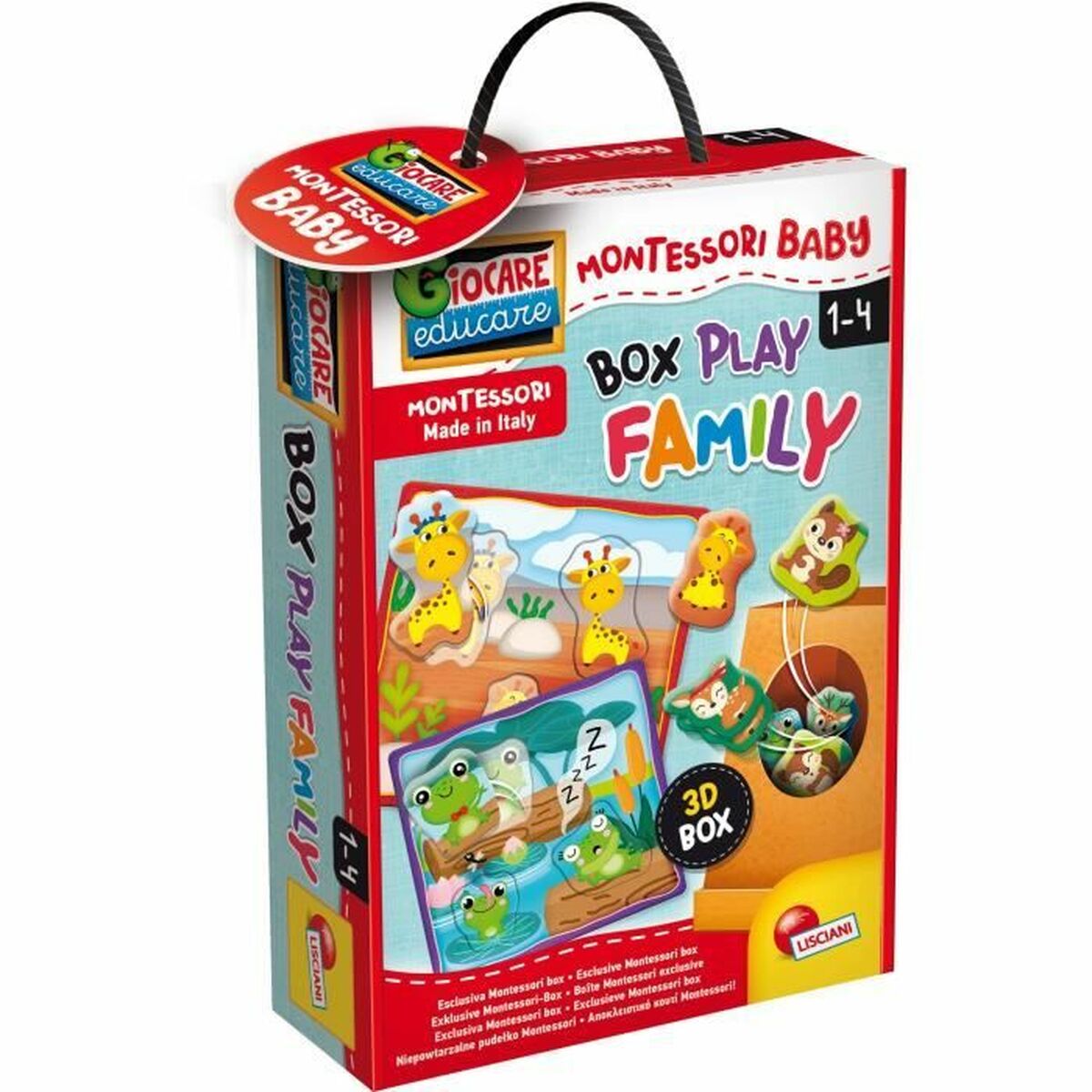 Joc Educativ Lisciani Giochi Play Family Multicolor (18 Piese) - Jucarii si jocuri, Jocuri și accesorii