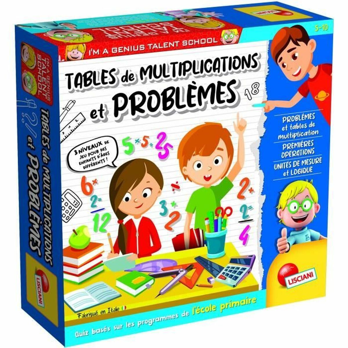 Joc Educativ Lisciani Giochi Multiplications et problèmes - Jucarii si jocuri, Jocuri și accesorii