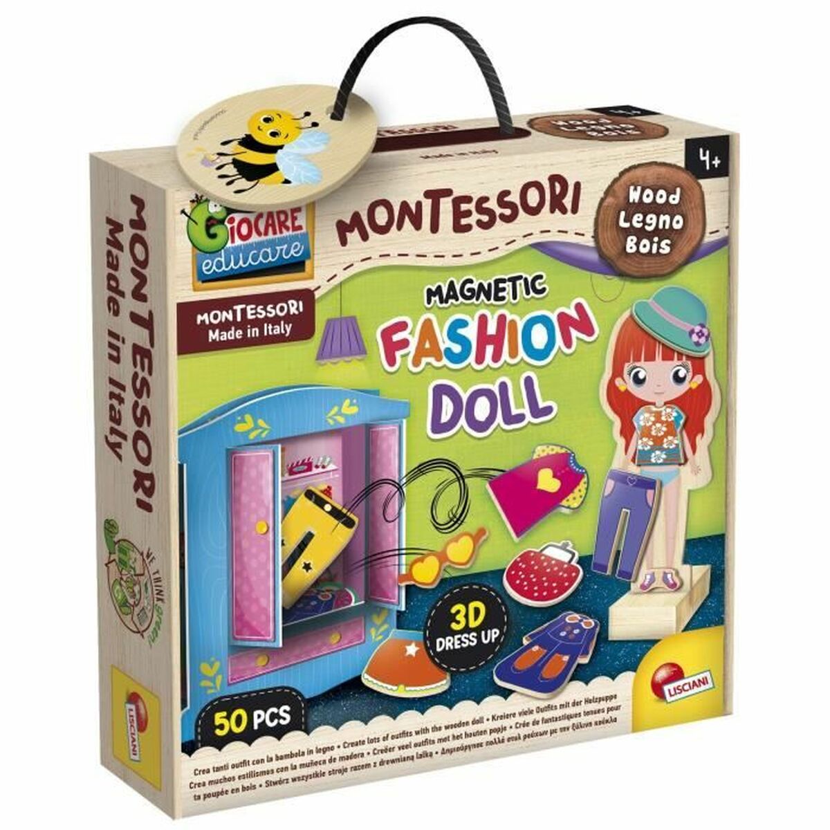 Joc Educativ Lisciani Giochi Magnetic Fashion Doll (FR) - Jucarii si jocuri, Jocuri și accesorii