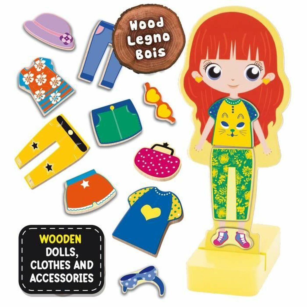 Joc Educativ Lisciani Giochi Magnetic Fashion Doll (FR) - Jucarii si jocuri, Jocuri și accesorii