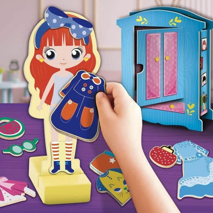 Joc Educativ Lisciani Giochi Magnetic Fashion Doll (FR) - Jucarii si jocuri, Jocuri și accesorii