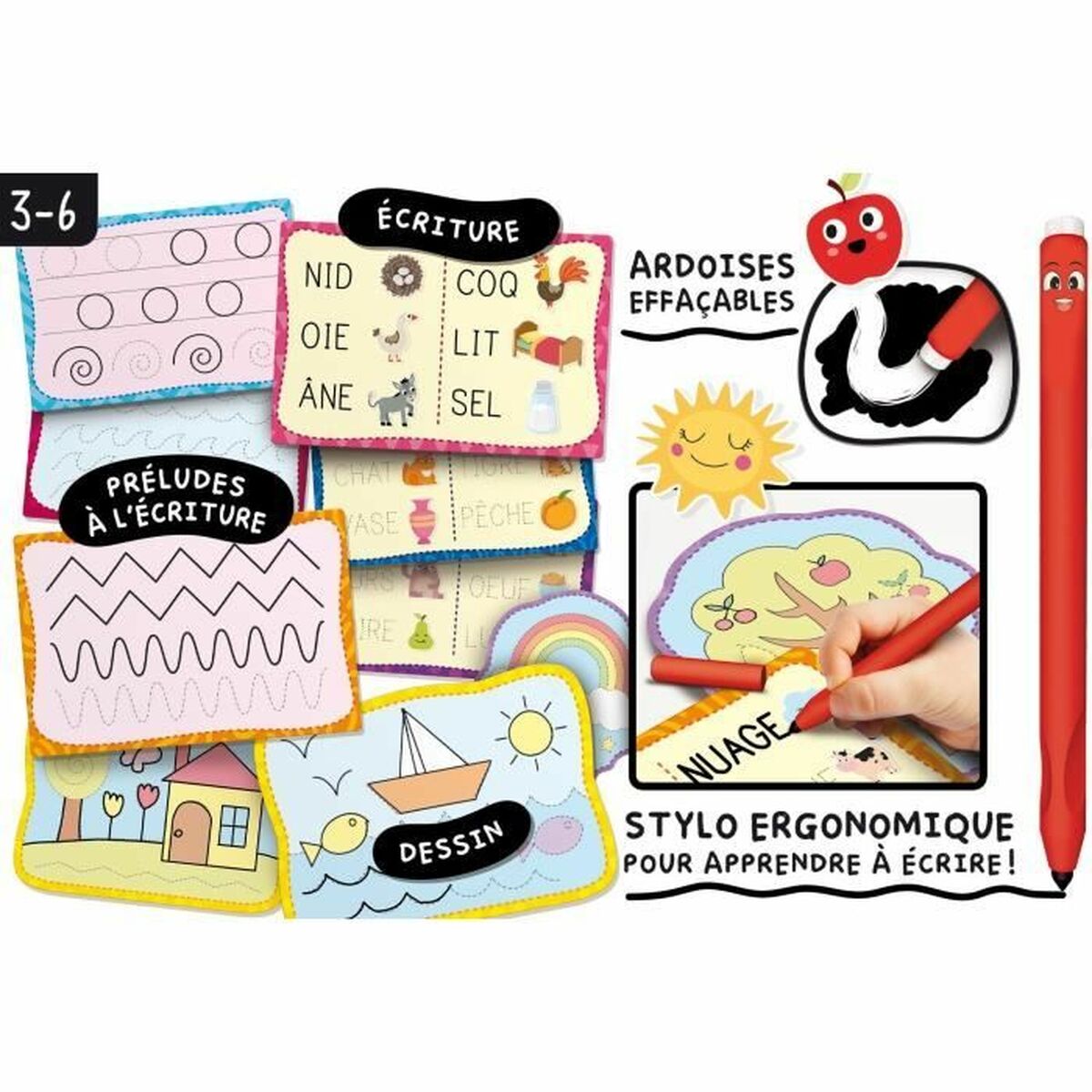 Joc Educativ Lisciani Giochi Super École D´Ecriture (FR) - Jucarii si jocuri, Jocuri și accesorii
