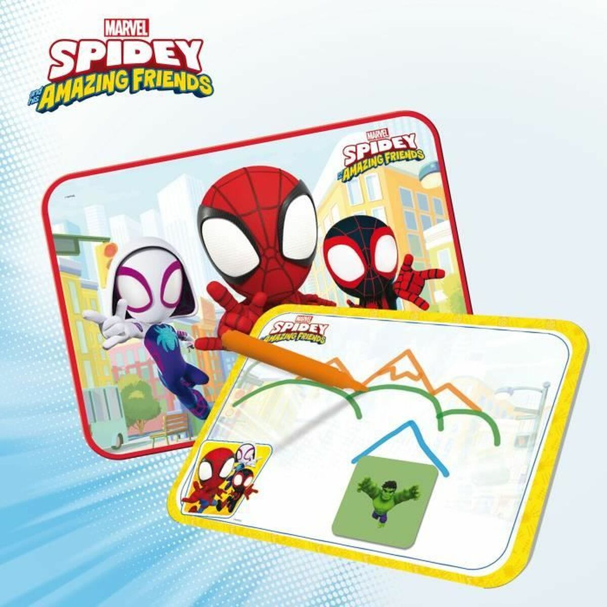 Joc de Masă Lisciani Giochi Spidey Super desk (Inglés, Alemán) - Jucarii si jocuri, Jocuri și accesorii