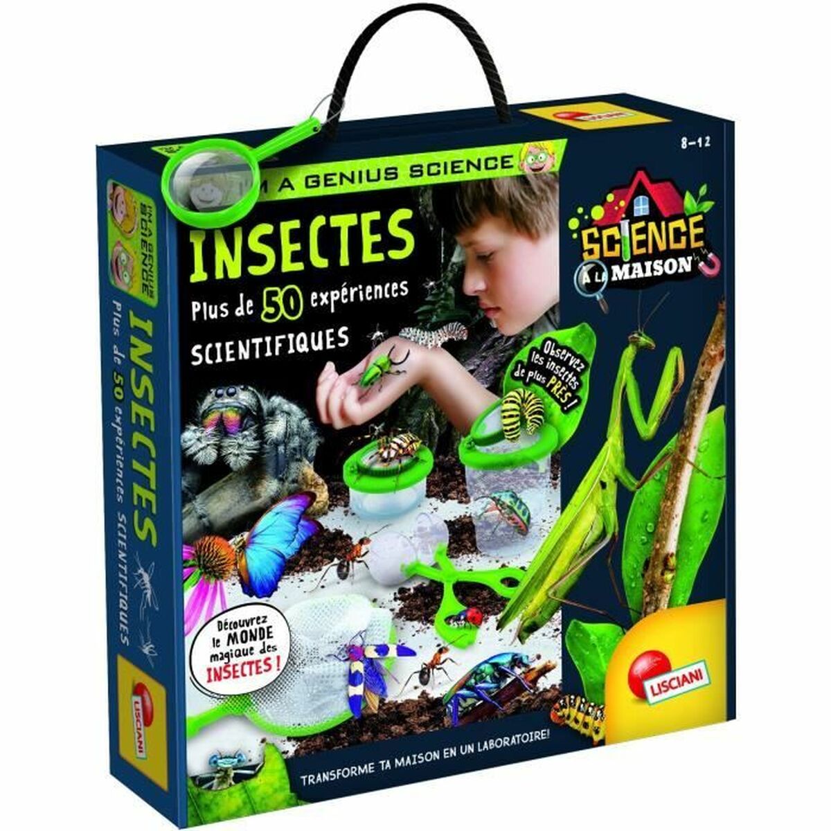 Joc de știință Lisciani Giochi Génius Science scientific game insects (FR) - Jucarii si jocuri, Învățare și educație