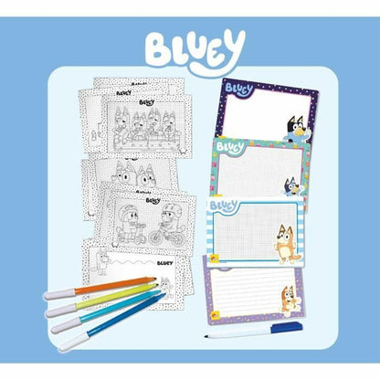 Fișe pentru desenat Lisciani Giochi Bluey Multicolor - Jucarii si jocuri, Activități creative