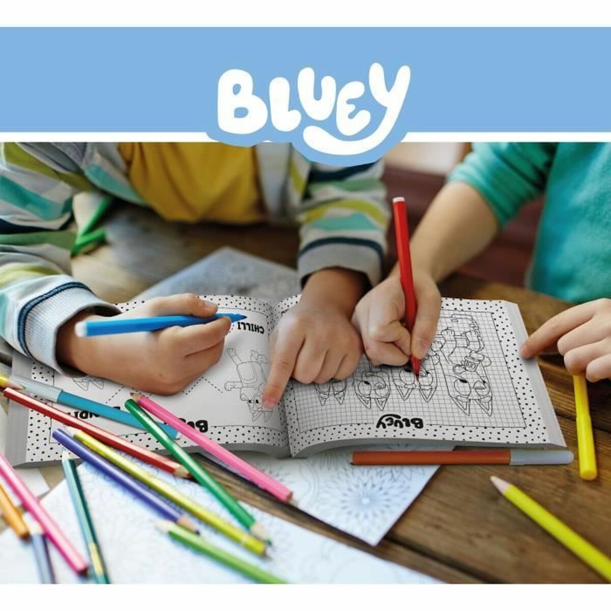 Fișe pentru desenat Lisciani Giochi Bluey Multicolor - Jucarii si jocuri, Activități creative