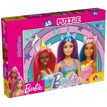 Puzzle Colorbaby 35 x 25 cm Barbie 48 Piese - Jucarii si jocuri, Puzzle-uri și puzzle-uri