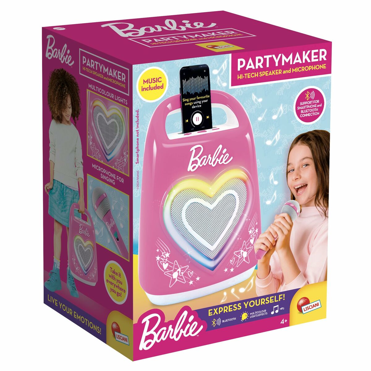 Difuzor Bluetooth cu Microfon Karaoke Lisciani Giochi - Jucarii si jocuri, Jucării electronice