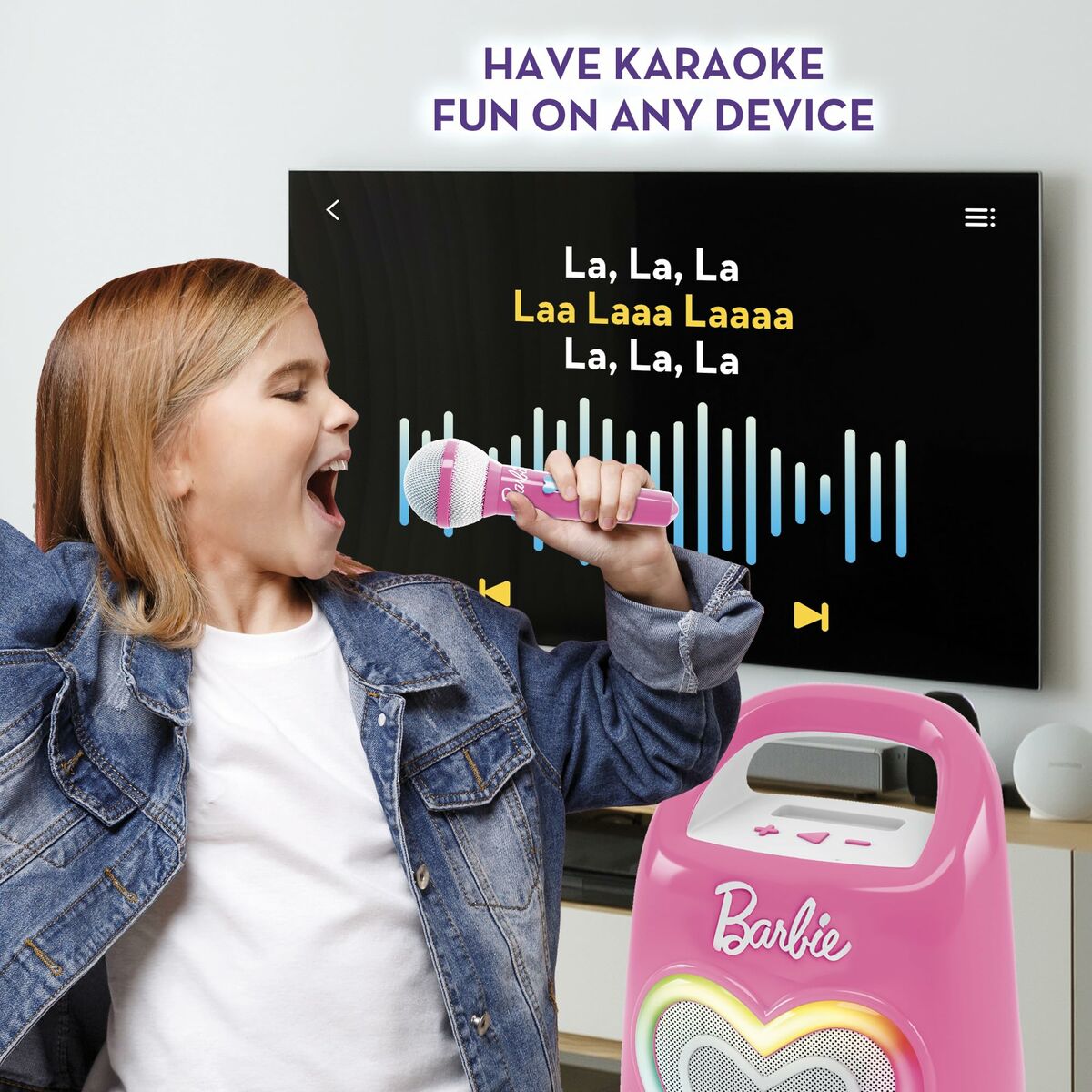 Difuzor Bluetooth cu Microfon Karaoke Lisciani Giochi - Jucarii si jocuri, Jucării electronice
