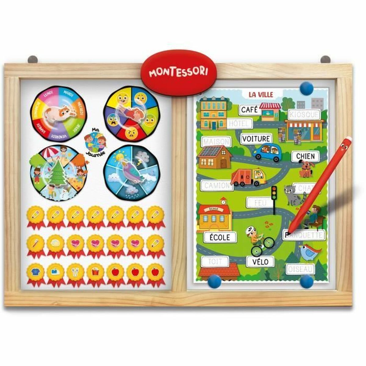 Joc Educativ Lisciani Giochi Calendrier, saisons et émotions - Jucarii si jocuri, Jocuri și accesorii