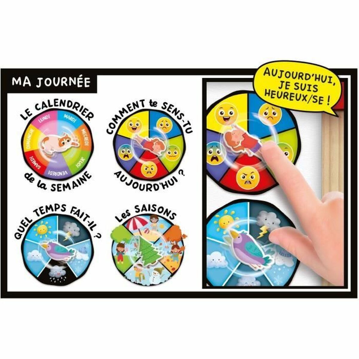 Joc Educativ Lisciani Giochi Calendrier, saisons et émotions - Jucarii si jocuri, Jocuri și accesorii