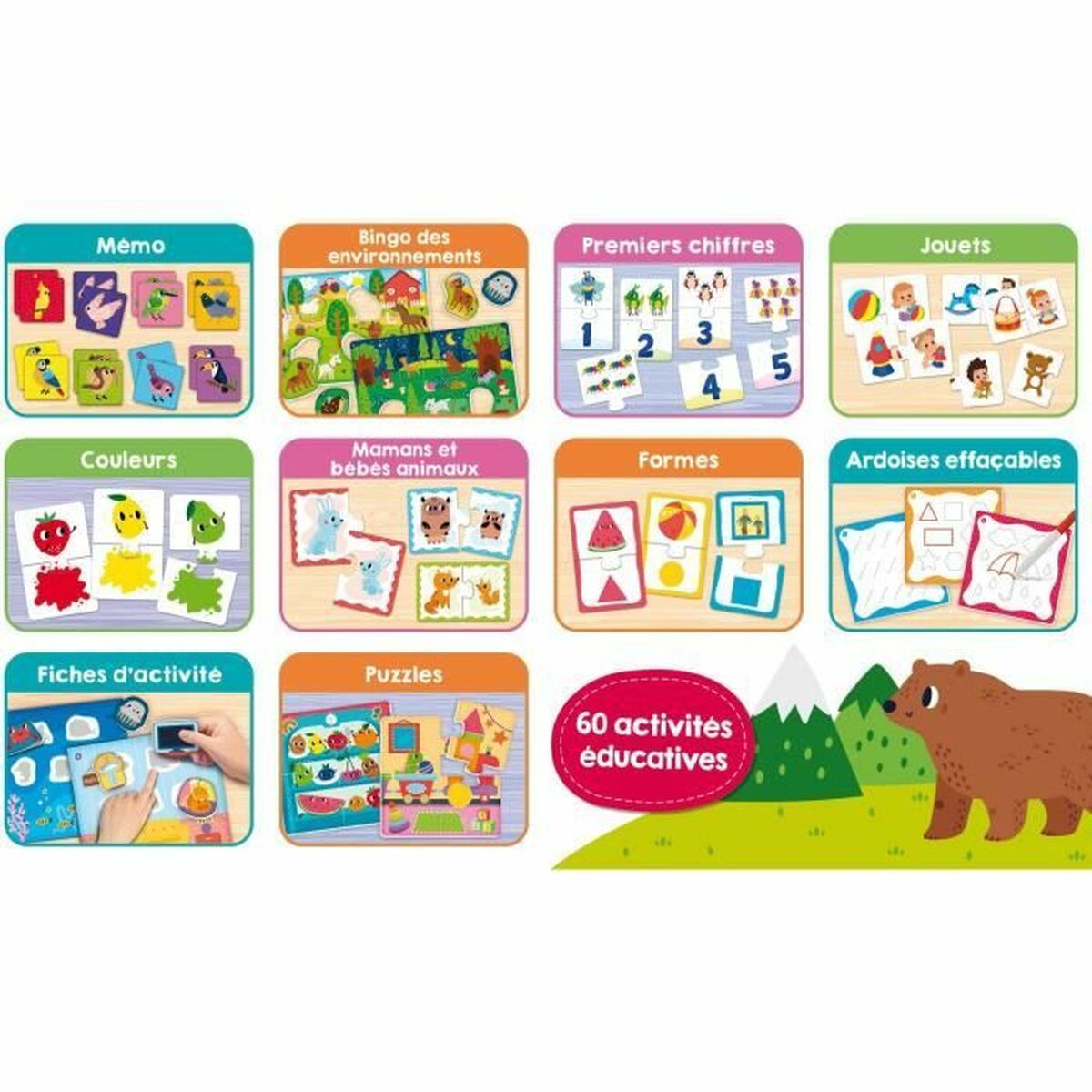 Joc Educativ Lisciani Giochi Carotina Baby 60 Jeux (FR) - Jucarii si jocuri, Jocuri și accesorii