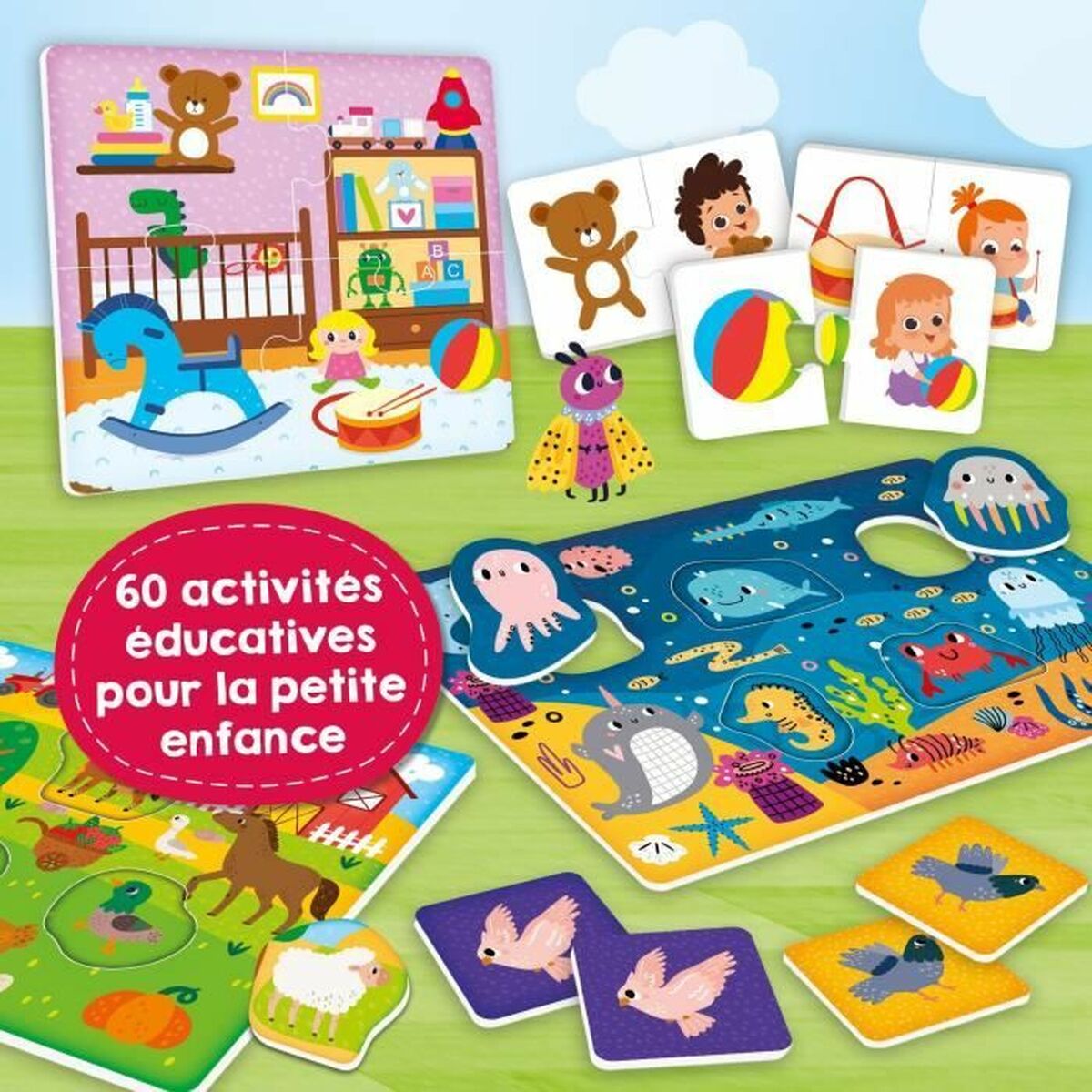 Joc Educativ Lisciani Giochi Carotina Baby 60 Jeux (FR) - Jucarii si jocuri, Jocuri și accesorii
