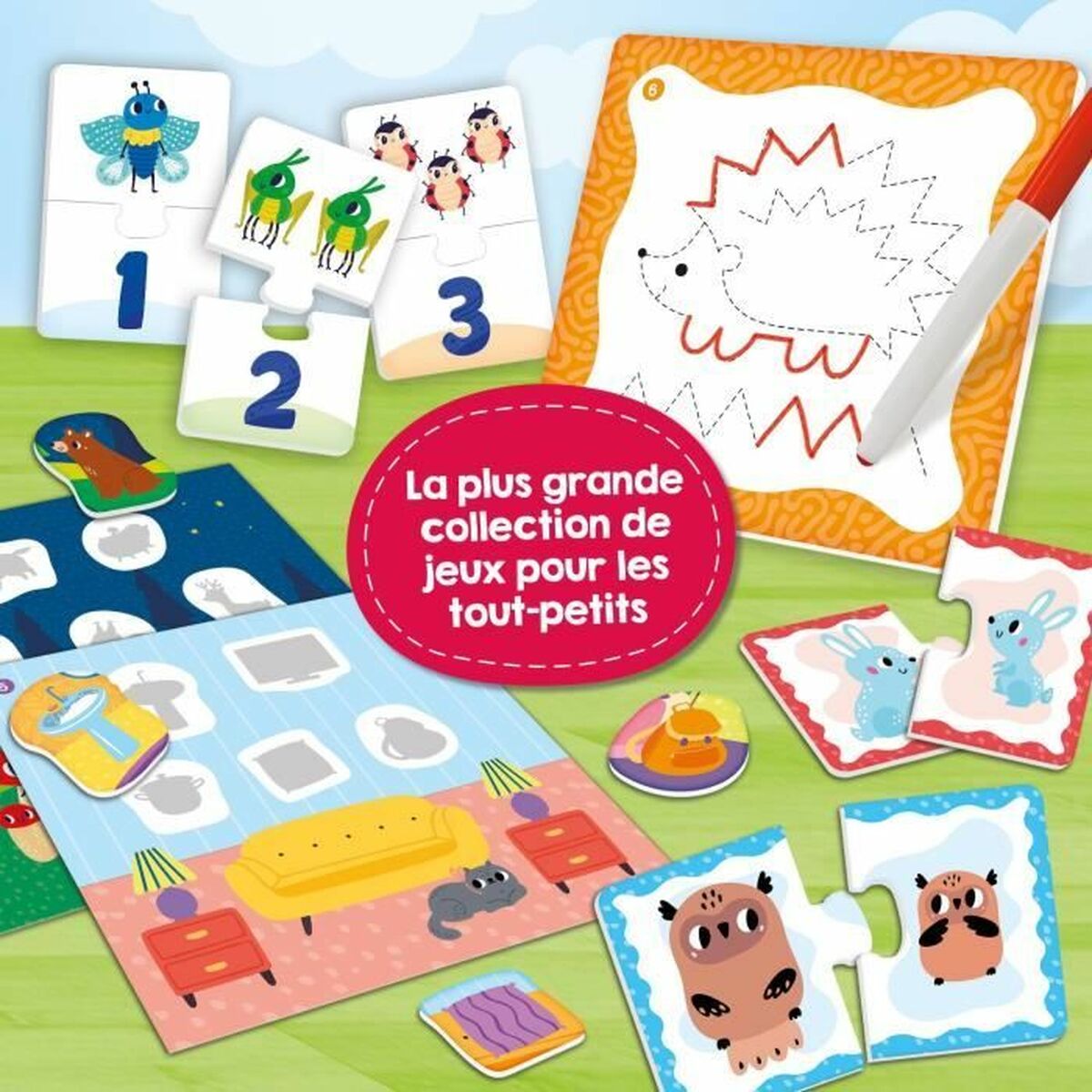 Joc Educativ Lisciani Giochi Carotina Baby 60 Jeux (FR) - Jucarii si jocuri, Jocuri și accesorii