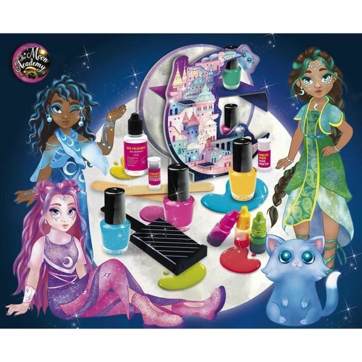 Set de Machiaj pentru Copii Lisciani Giochi Magic Nail Polish Kit - Jucarii si jocuri, Costume și accesorii