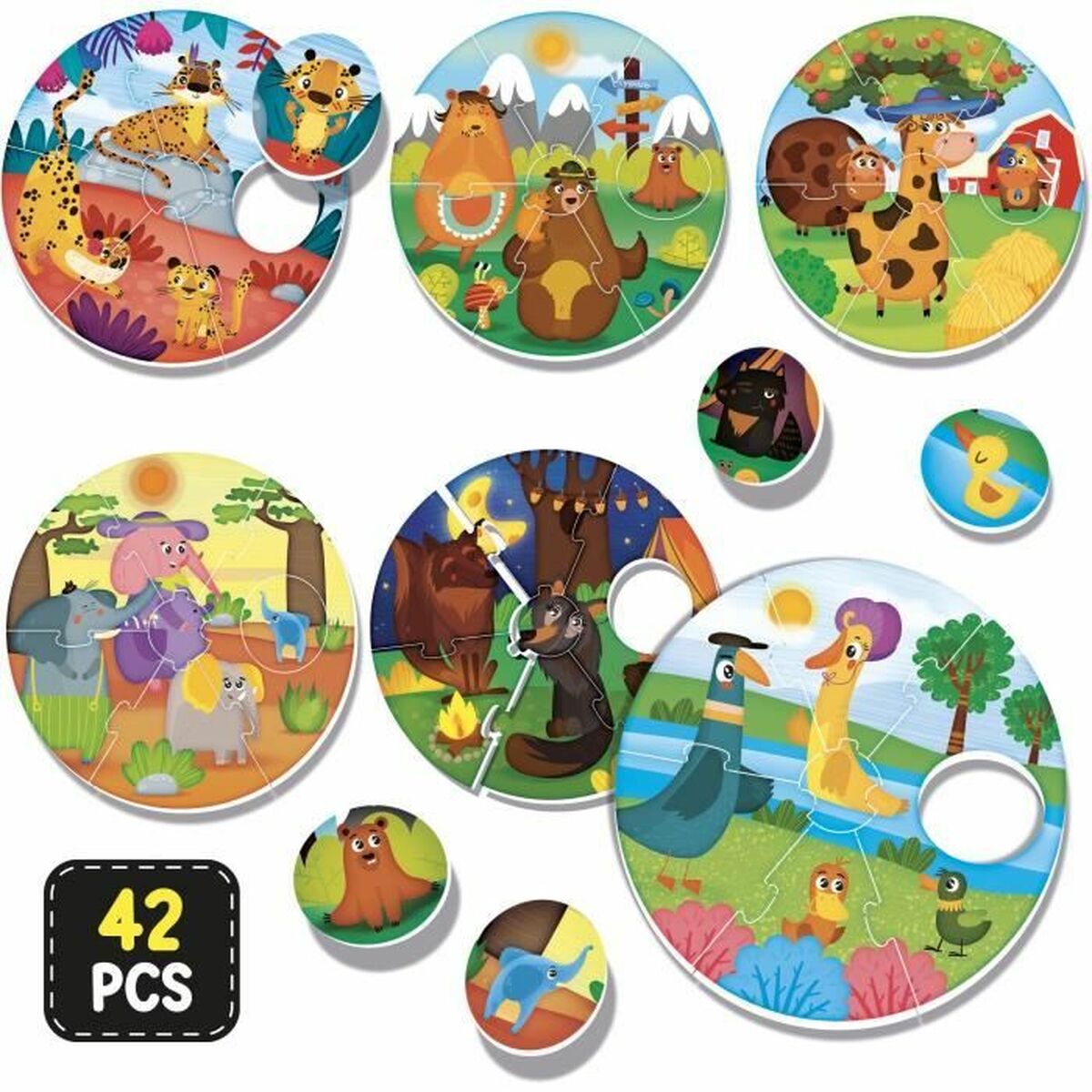 Joc Educativ Lisciani Giochi Montessori Baby Round Puppies (FR) - Jucarii si jocuri, Jocuri și accesorii
