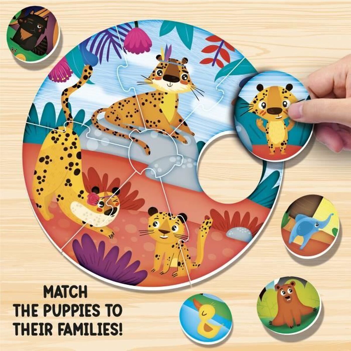 Joc Educativ Lisciani Giochi Montessori Baby Round Puppies (FR) - Jucarii si jocuri, Jocuri și accesorii