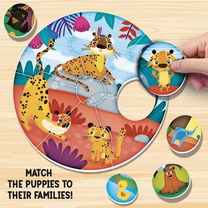 Joc Educativ Lisciani Giochi Montessori Baby Round Puppies (FR) - Jucarii si jocuri, Jocuri și accesorii