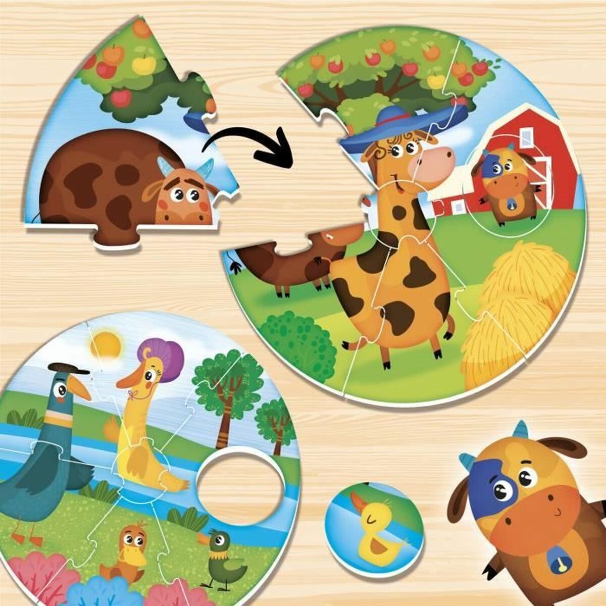 Joc Educativ Lisciani Giochi Montessori Baby Round Puppies (FR) - Jucarii si jocuri, Jocuri și accesorii