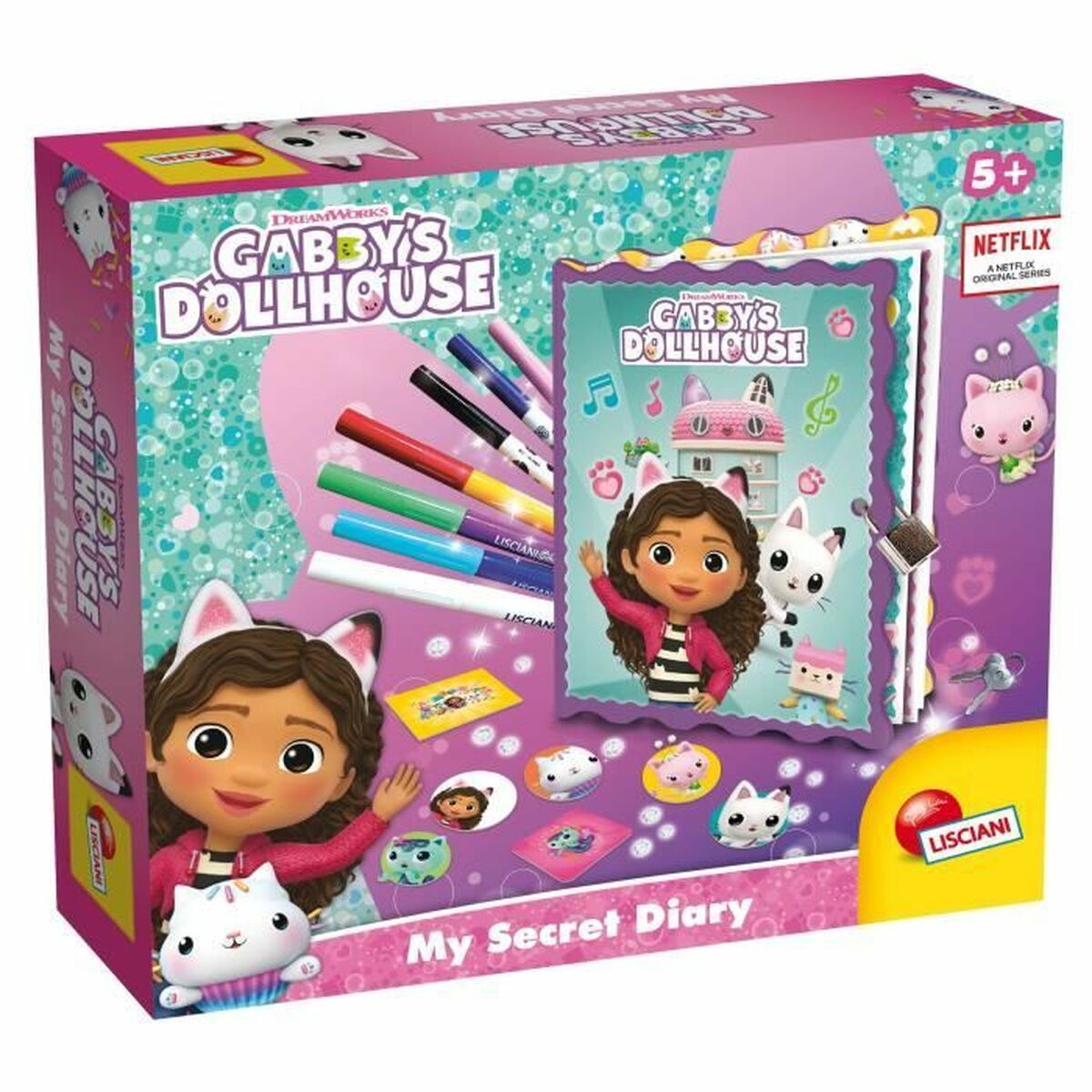 Set pentru desen Lisciani Giochi Secret Diary - Birou și papetărie, Arte și Meserii