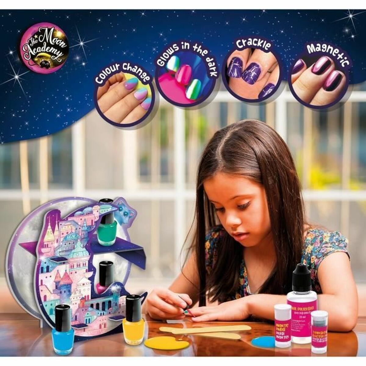 Set de Manichiură Lisciani Giochi The Moon Academy Monn NailArt - Jucarii si jocuri, Costume și accesorii