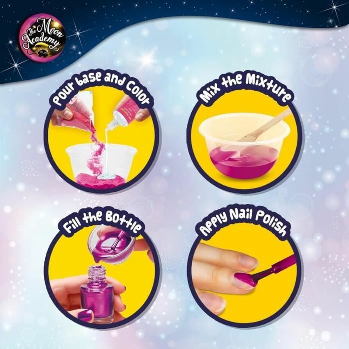 Set de Manichiură Lisciani Giochi The Moon Academy Monn NailArt - Jucarii si jocuri, Costume și accesorii