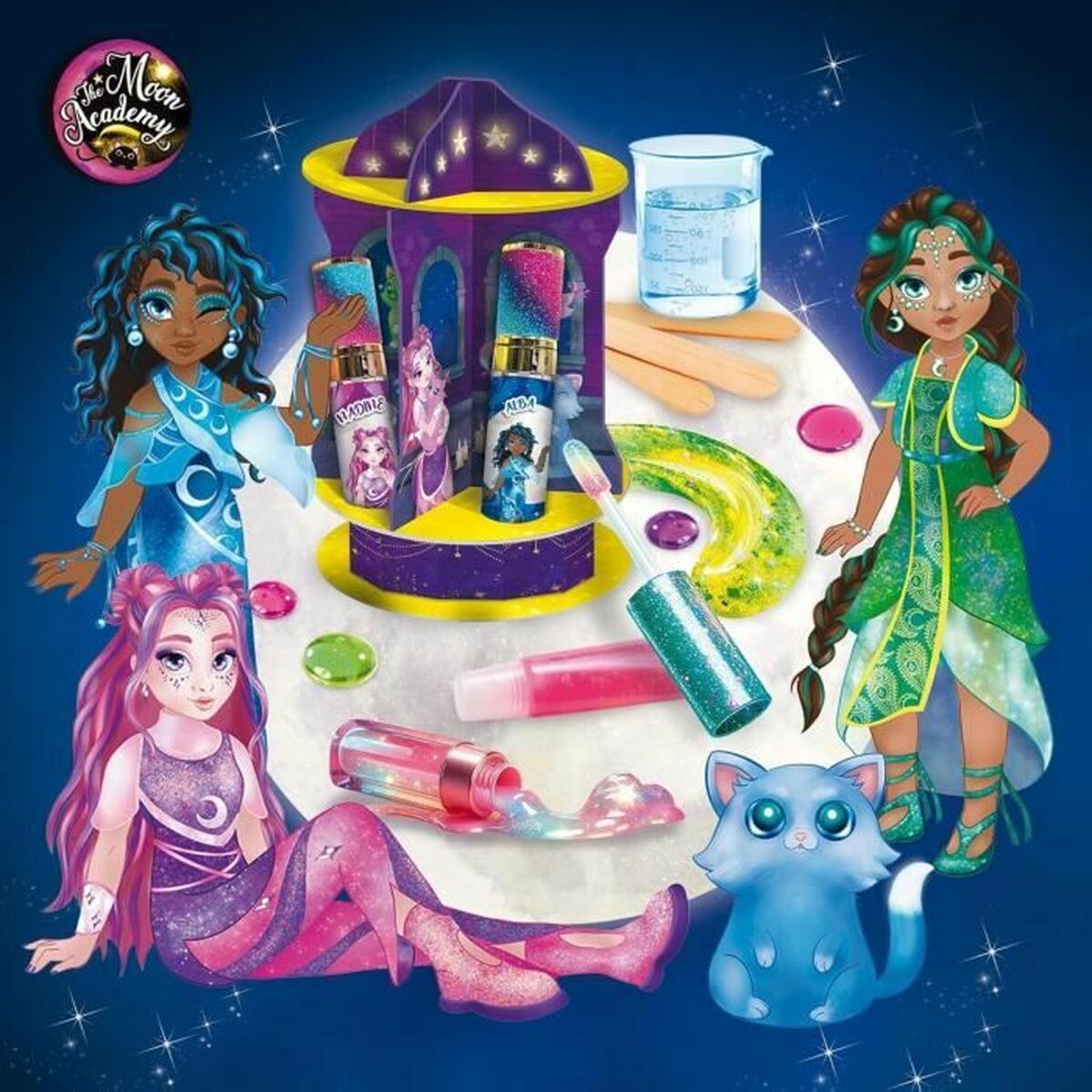 Set de Lucru Manual Lisciani Giochi The Moon Academy Moon lipgloss - Jucarii si jocuri, Costume și accesorii